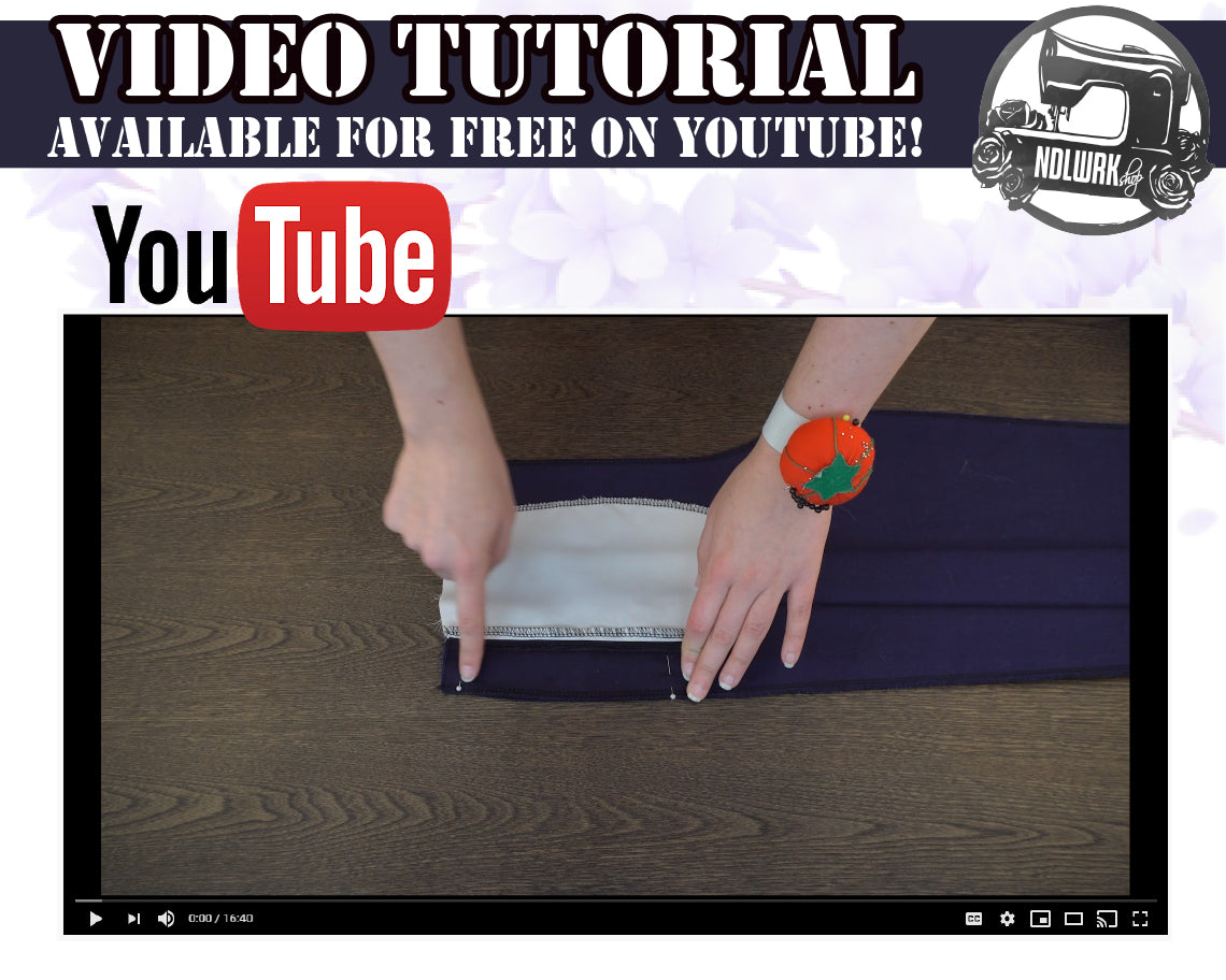 Cuffed Hakama Pants Sewing Pattern/Downloadable PDF File and Tutorial Book