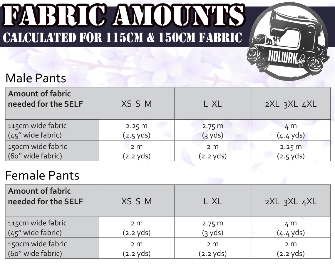 Cuffed Hakama Pants Sewing Pattern/Downloadable PDF File and Tutorial Book