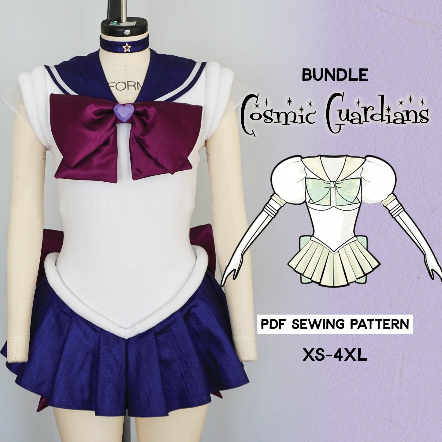 Cosmic Guardians Cosplay Sewing Pattern/Downloadable PDF File