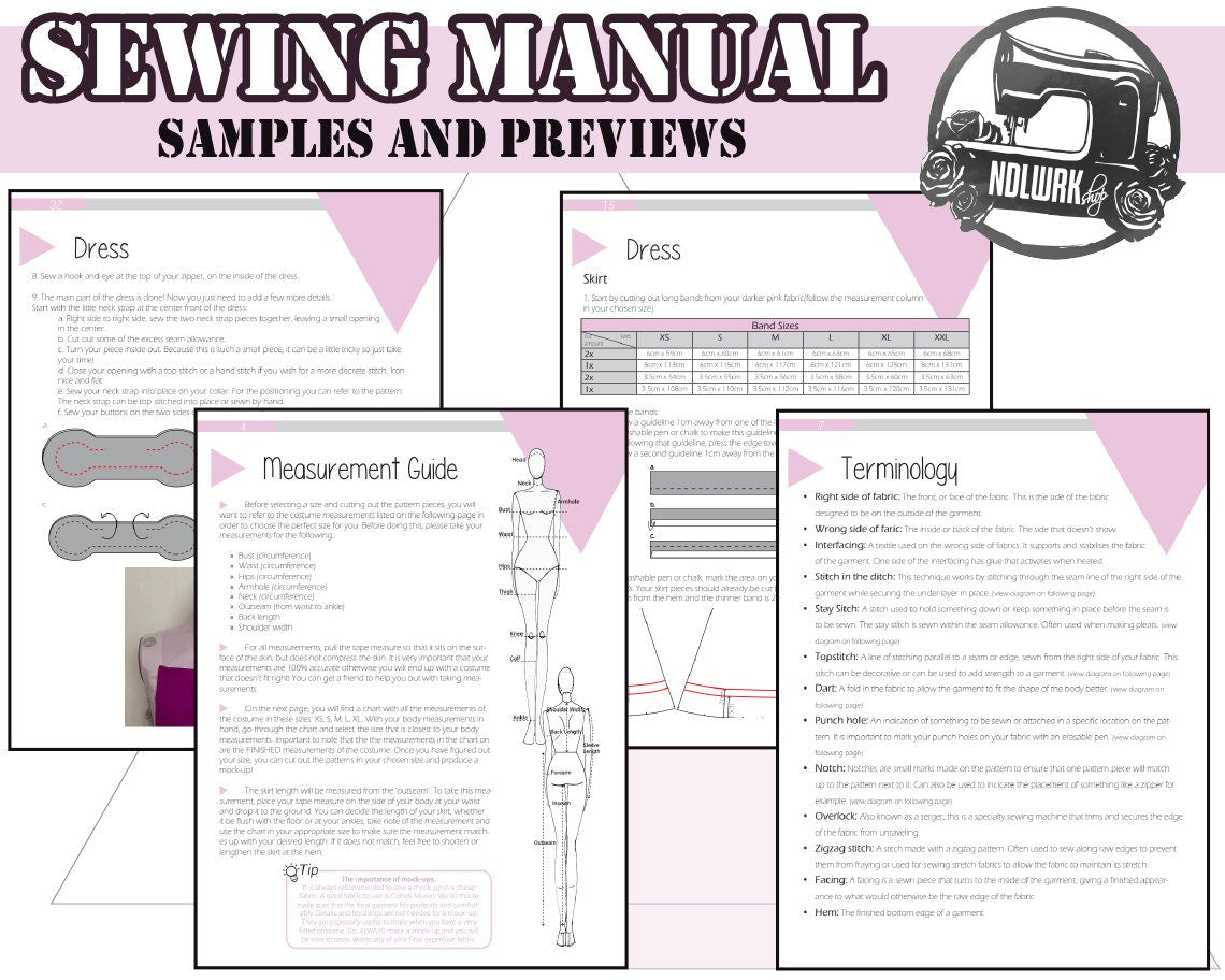 BUNDLE Fairy Princess Cosplay Sewing Pattern / Downloadable PDF file