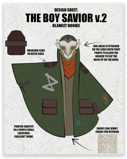 Arcane Ekko Inspired Blanket Hoodie Version 2