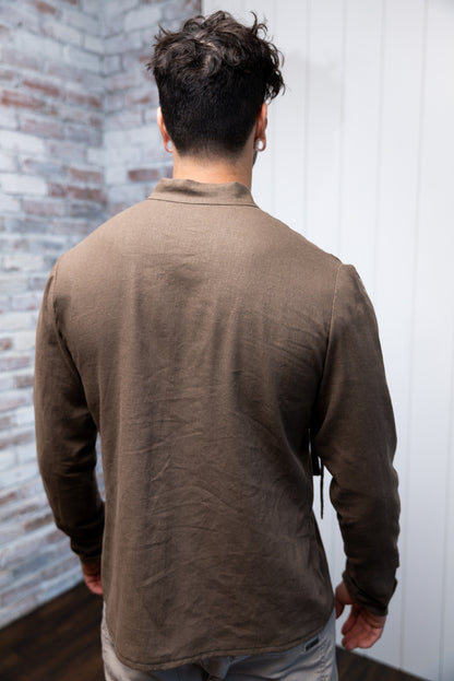 Japanese Wrap Shirt Sewing Pattern – Kimono & Hanfu Inspired / Downloadable PDF File and Tutorial Book