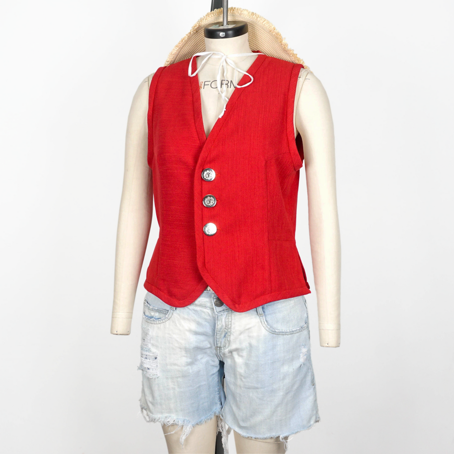 Simple Pirate Vest Sewing Pattern/Downloadable PDF and Tutorial Book