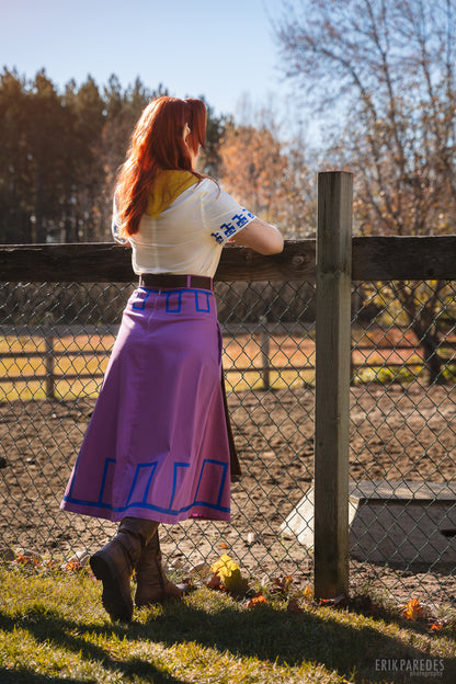 Simple A-Line Skirt sewing Pattern/Downloadable PDF File and Tutorial Book