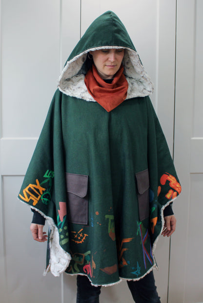 Arcane Ekko Inspired Blanket Hoodie Version 1