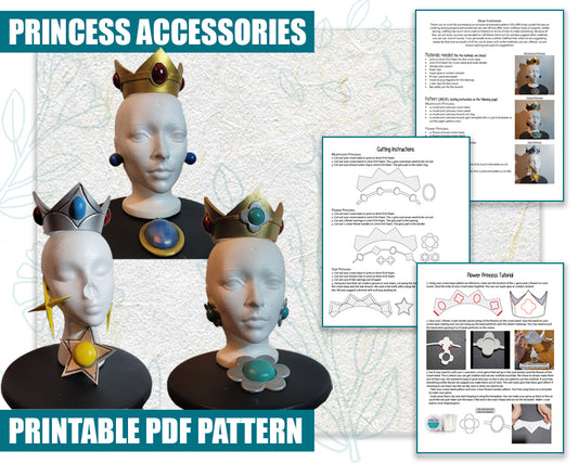 Princess Accessories Pattern/Downloadable PDF File