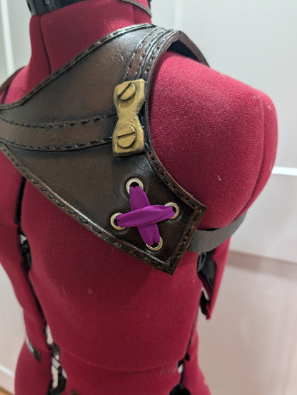 Arcane Jinx Inspired Leather Harness Crafting Pattern/Downloadable PDF File and Tutorial Book