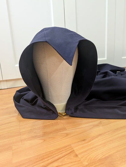 Hooded Cloak Sewing Pattern – Floor-Length Hooded Cosplay Cape / Downloadable PDF File and Tutorial Book