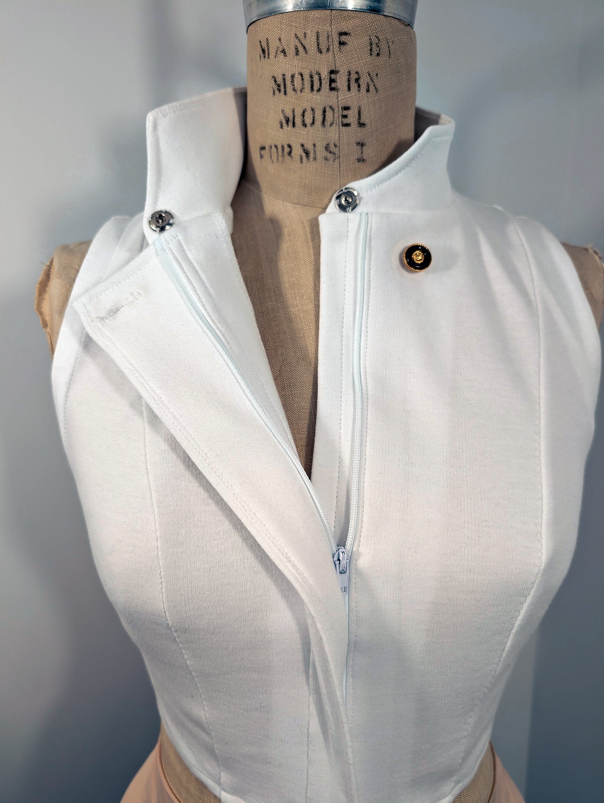 Overlap Zip Top | Asymmetrical Collar Shirt | Cosplay PDF Sewing Patte