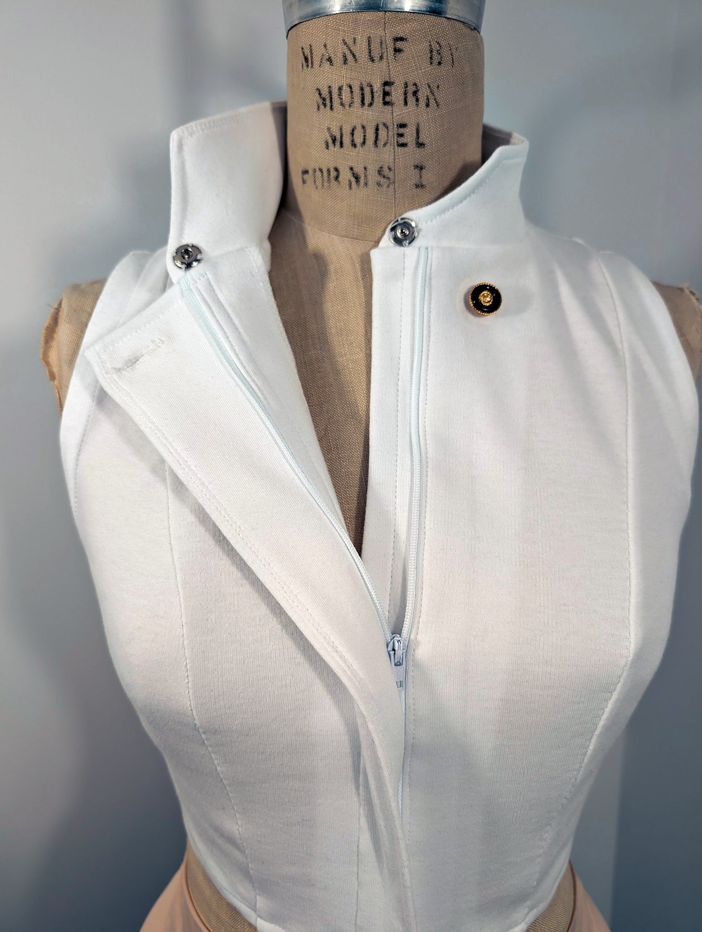 Overlap Zip Top | Asymmetrical Collar Shirt | Cosplay PDF Sewing Pattern (XS - 4XL)