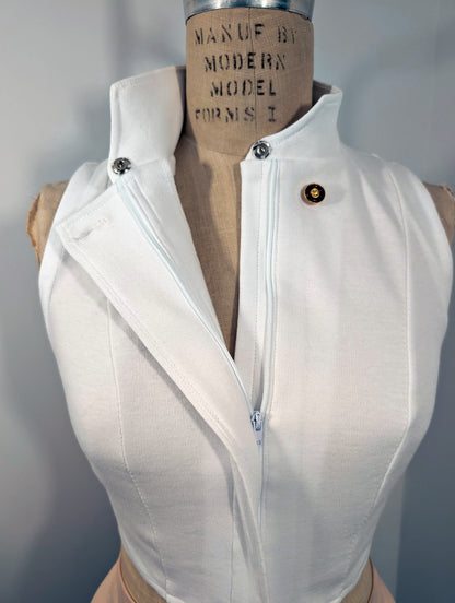 Overlap Zip Top | Asymmetrical Collar Shirt | Cosplay PDF Sewing Pattern (XS - 4XL)