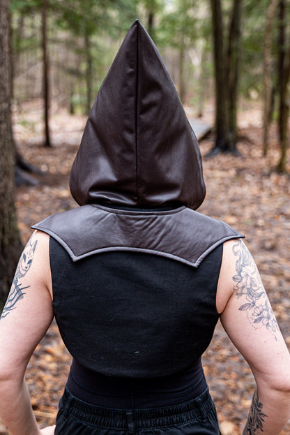 Hooded Half Vest Sewing Pattern – Medieval Hood Pattern, Cosplay Costume, Sizes XS–4XL / Downloadable PDF File and Tutorial Book