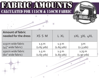 Open Thigh Full Stretch Dress Sewing Pattern/Downloadable PDF and Tutorial Book