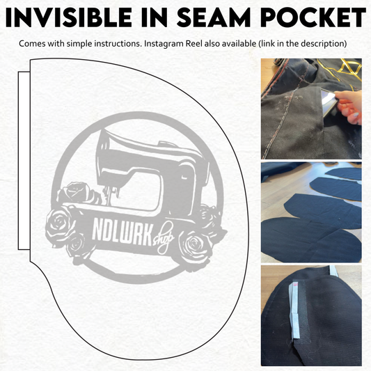 Invisible In Seam Pocket
