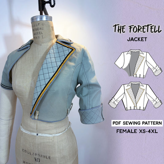 Sciel Jacket Sewing Pattern | Cropped Jacket Pattern | Tutorial Book