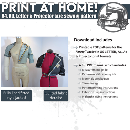 Sciel Jacket Sewing Pattern | Cropped Jacket Pattern | Tutorial Book