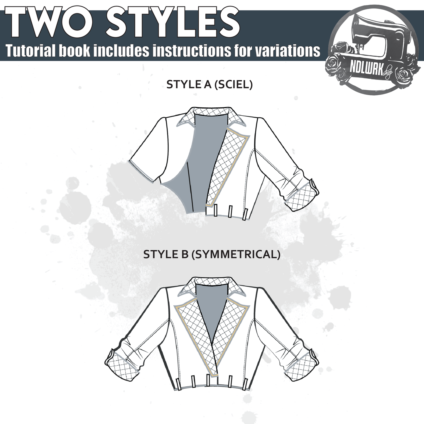 Sciel Jacket Sewing Pattern | Cropped Jacket Pattern | Tutorial Book