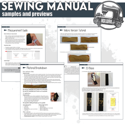 Easy Armband Sewing Pattern | Expedition 33 Cosplay | Tutorial Book