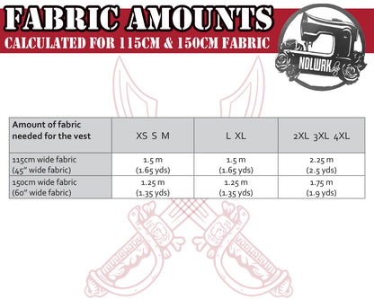 Pirate Vest Sewing Pattern/Downloadable PDF and Tutorial Book