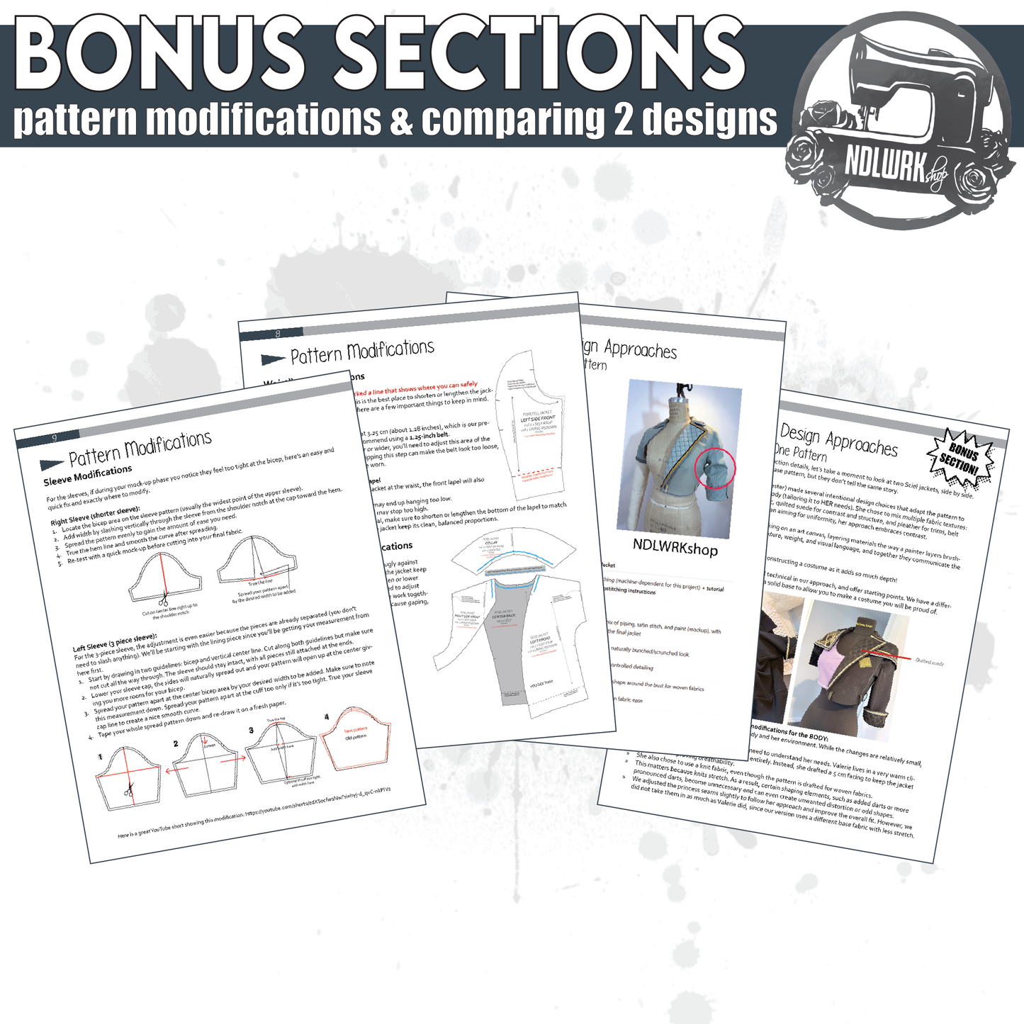 Sciel Jacket Sewing Pattern | Cropped Jacket Pattern | Tutorial Book