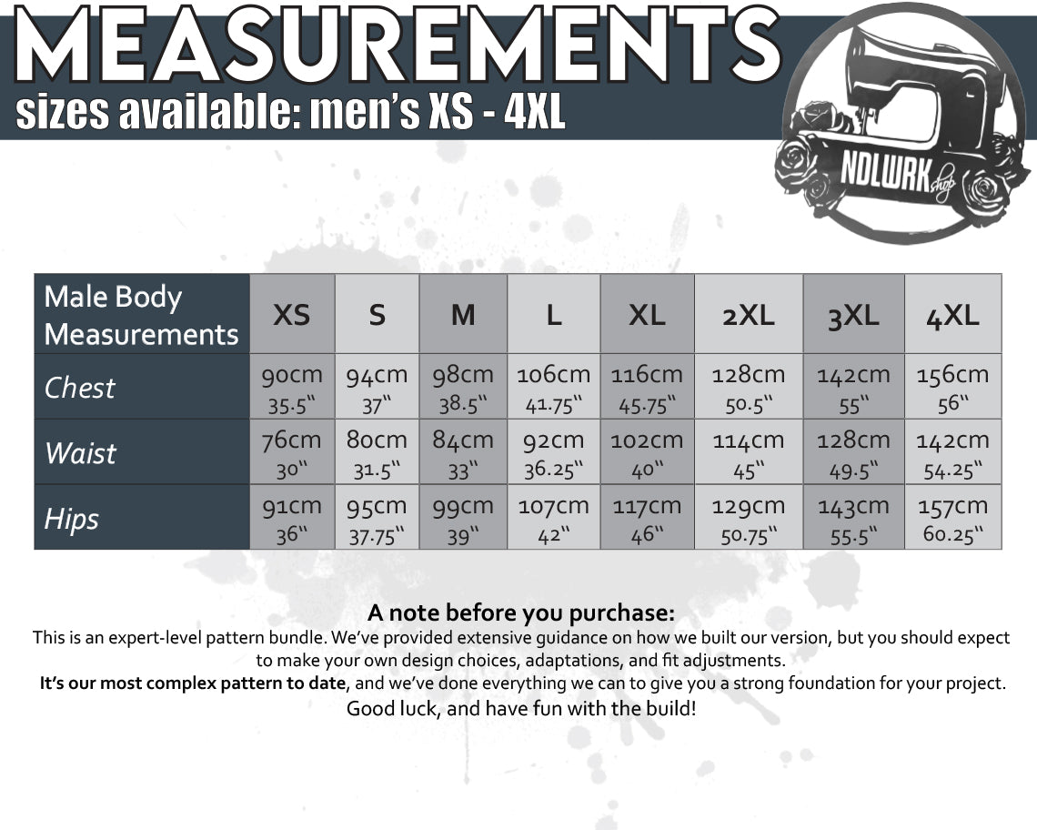 Verso Cosplay Sewing Pattern Bundle – Jacket, Vest, Pants, Cape, Sash & Belts + Six Tutorial books
