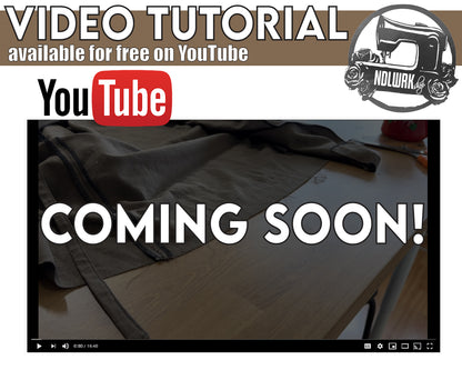 Japanese Wrap Shirt Sewing Pattern – Kimono & Hanfu Inspired / Downloadable PDF File and Tutorial Book