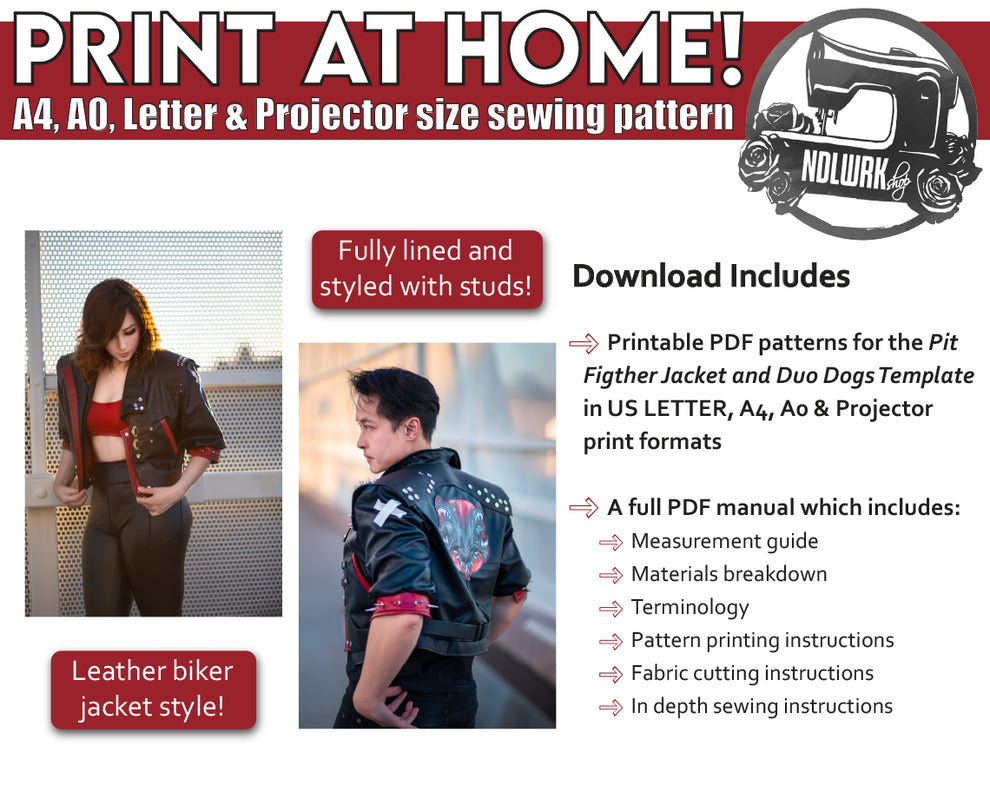 Vi Jacket Sewing Pattern – Arcane-Inspired Cosplay PDF and Tutorial