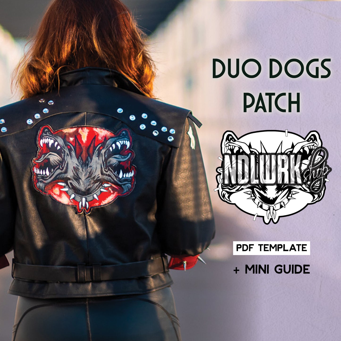 Duo Dog Template PDF and SVG Files and Guide - Vi Arcane Season 2 Inspired!
