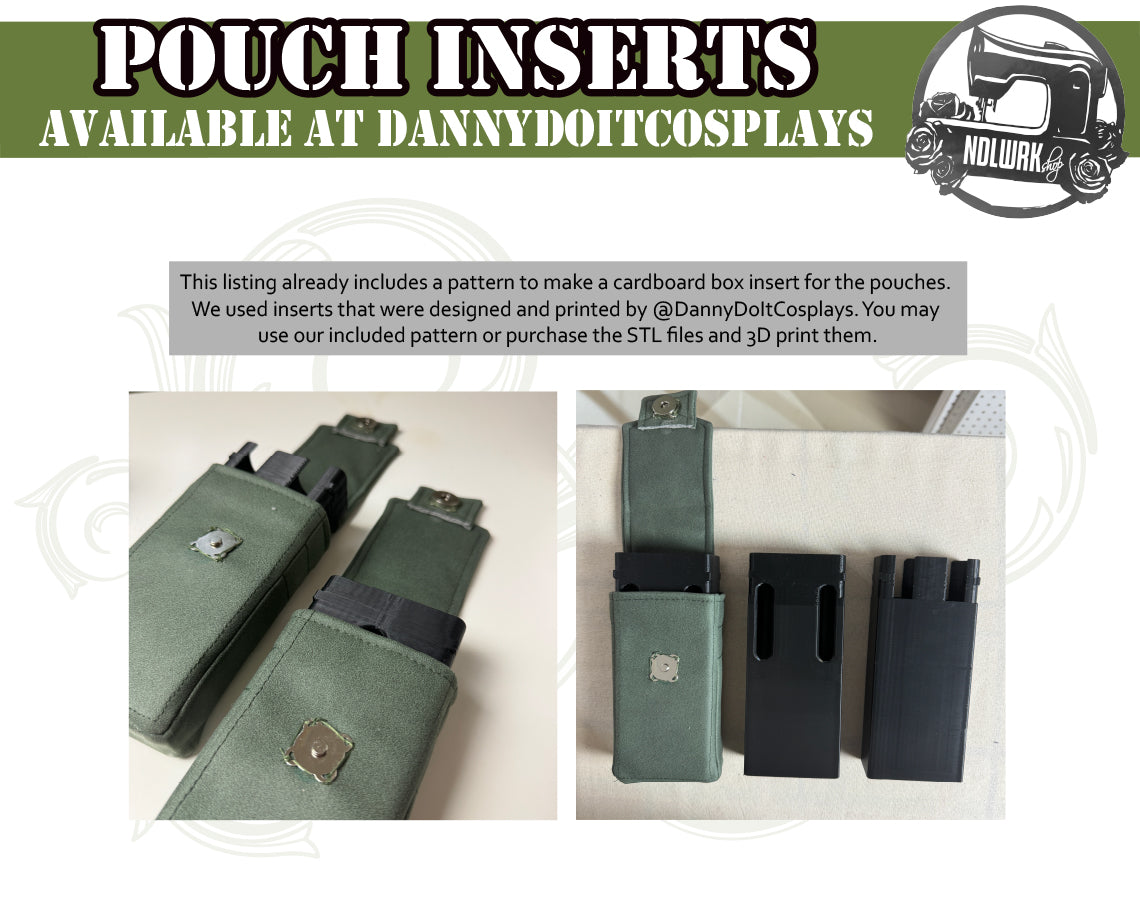 Defense Force Pouch Sewing Pattern/Downloadable PDF File