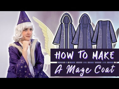 Mage Coat Cosplay Costume Sewing Pattern/Downloadable PDF File