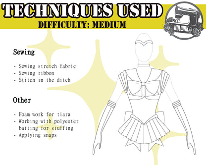 Cosmic Guardians Cosplay Sewing Pattern/Downloadable PDF File