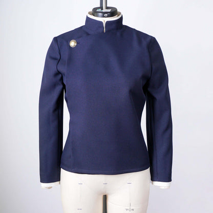 School Girl Double Breasted Jacket Sewing Pattern/Downloadable PDF File and Tutorial Book