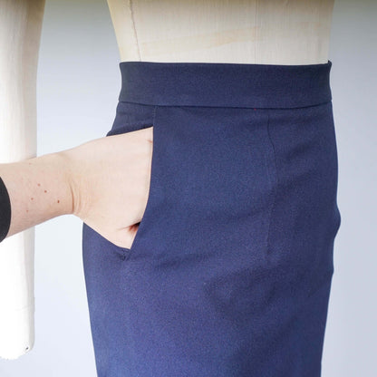 Pencil Skirt Sewing Pattern/Downloadable PDF File and Tutorial Book
