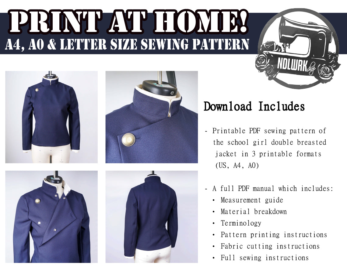 Cosplay Sewing Patterns | PDF Sewing Templates