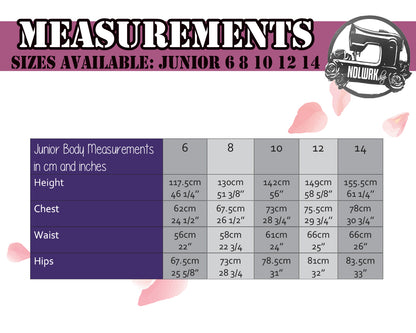 JUNIOR Long Kimono Lined Sewing Pattern/Downloadable PDF File and Tutorial Book