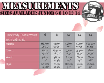 JUNIOR Oni Girl Cosplay Sewing Pattern/Downloadable PDF File