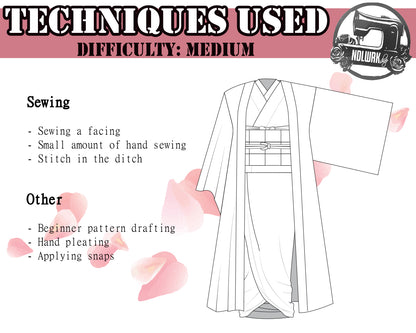 JUNIOR Oni Girl Cosplay Sewing Pattern/Downloadable PDF File