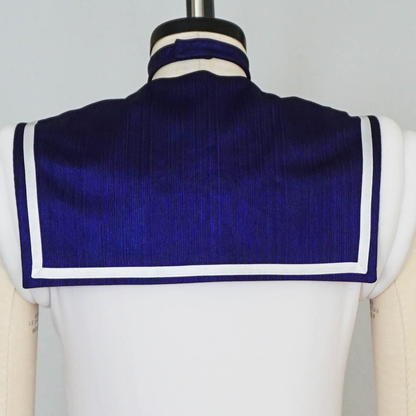 Patron de couture pour col de costume d'uniforme scolaire (Selifuku) / Fichier PDF téléchargeable et livre de tutoriels