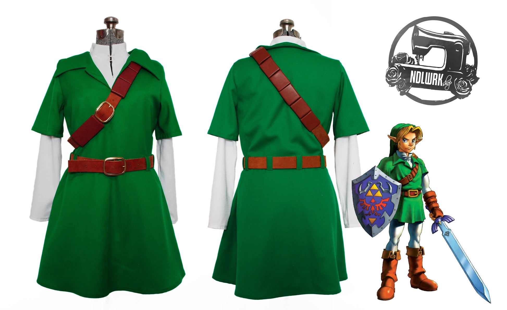 Sewing Pattern EN Princess Zelda Ocarina of Time Cosplay 