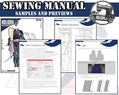 Cosplay Fur Tails Sewing Pattern/Downloadable PDF File and Tutorial Book