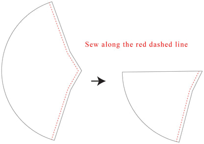 Elf/cone hat PDF pattern