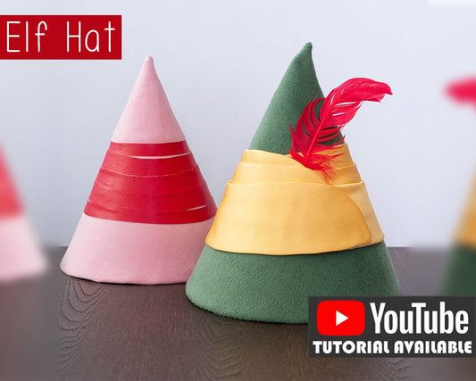 Elf/cone hat PDF pattern